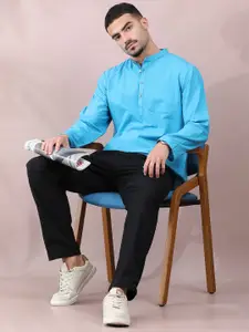 FILORI STUDIO Band Collar Short Straight Kurta