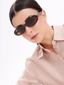 MANGO Women Full Rim Oval Sunglasses 17911128-32