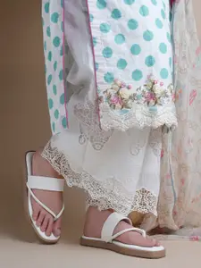 Shoetopia Women Synthetic T-Strap Flats