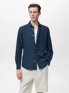 MANGO MAN Linen Cotton Casual Shirt