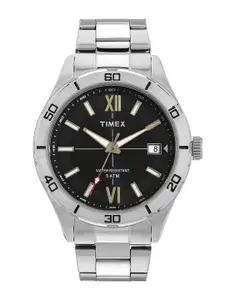 Timex Men Dial & Stainless Steel Straps Analogue Watch TWEG295SMU06