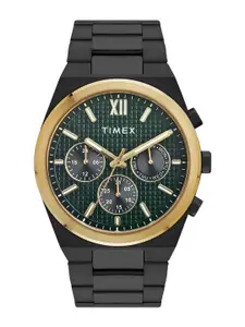 Timex Men Dial & Stainless Steel Straps Analogue Chronograph Watch TWEG297SMU03