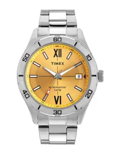 Timex Men Dial & Stainless Steel Bracelet Style Straps Analogue Watch TWEG295SMU03