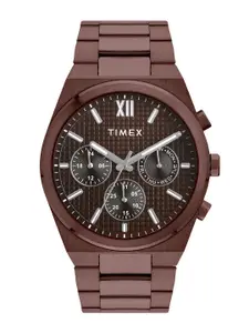 Timex Men Dial & Stainless Steel Straps Analogue Watch TWEG297SMU05