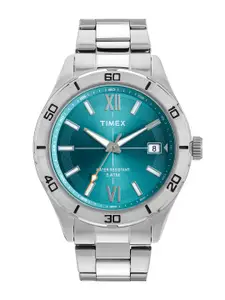 Timex Men Dial & Stainless Steel Bracelet Style Straps Analogue Watch TWEG295SMU02
