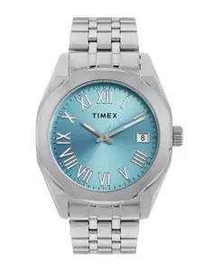 Timex Men Dial & Stainless Steel Bracelet Style Straps Chronograph Watch TWEG296SMU03