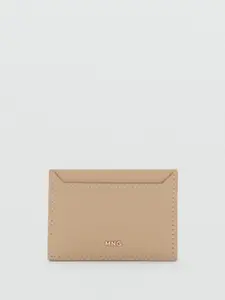MANGO Women Textured Card Holder