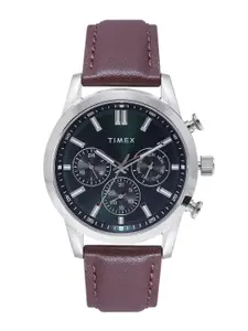 Timex Men Leather Straps Multifunction Analogue Watch TWEG17614