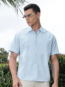 Thomas Scott Men Premium Floral Casual Shirt