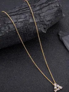 DressBerry Women Gold Plated Chian With Pendant