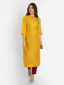 4u Fashion Women Thread Work Grandeur & Majestic Artwork Kurta