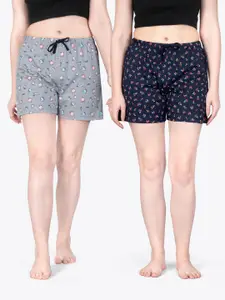 ariel Women 2 Printed Lounge Shorts