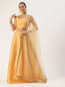Ethnovog Ready to Wear Lehenga & Unstitched Blouse With Dupatta
