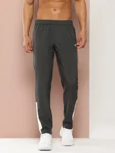 TURNFIT Men Colourblocked Straight Fit Training Track Pants