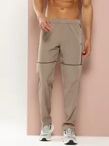 TURNFIT Men Straight Fit Gym Track Pants With Side Striped Detail
