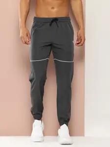 TURNFIT Men Straight Fit Gym Joggers With Side Striped Detail
