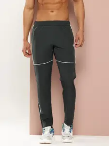 TURNFIT Men Straight Fit Gym Track Pants With Side Striped Detail