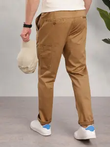 Nautica Men Regular Fit Mid Rise Chinos Trousers