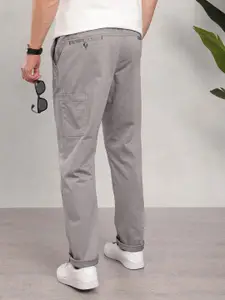 Nautica Men Regular Fit Mid Rise Chinos Trousers