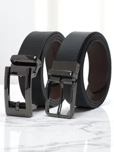 CRUSSET Men 2 Leather Formal Belt