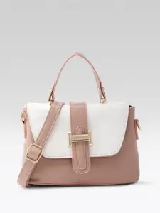 Mast & Harbour Colourblocked PU Structured Satchel