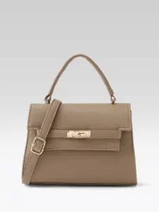 Mast & Harbour Textured Structured Satchel