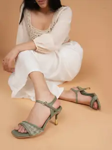 DROP BOLD Women Slim Heeled Sandals