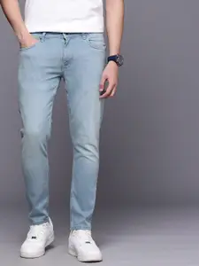 Louis Philippe Jeans Men Smart Slim Fit Light Fade Stretchable Jeans