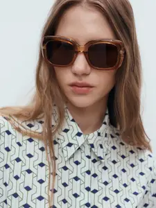MANGO Women Square Sunglasses 17011127-26