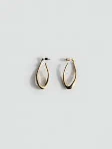 MANGO Contemporary Hoop Earrings