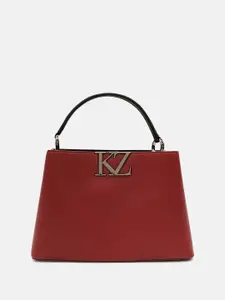 Kazo Structured Satchel With Bow Detail