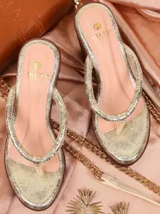 Carlton London Women Embellished Wedge Sandals