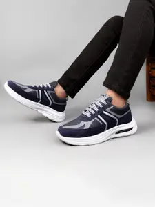 Bxxy Men Mesh Running Non-Marking Lace-Up Shoes