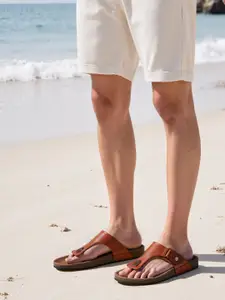 Carlton London Men Comfort Sandals with Velcro