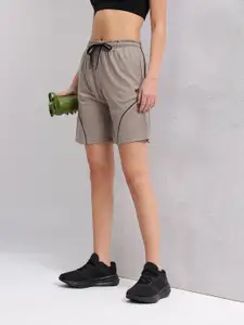 HRX by Hrithik Roshan Women Striped Training or Gym Sports Shorts