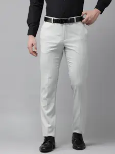 Blackberrys Men Slim Fit Formal Trousers