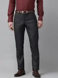 Blackberrys Men Slim Fit Formal Trousers