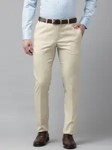 Blackberrys Men Slim Fit Formal Trousers