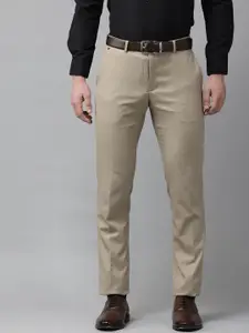 Blackberrys Men Slim Fit Formal Trousers