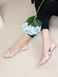 Anouk Women Embellished Mojaris Flats