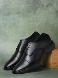 LOUIS STITCH Men Leather Lace-Up Formal Oxfords