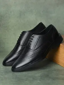 LOUIS STITCH Men Leather Lace-Up Formal Brogues