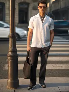 AD By Arvind Urban Pause Straight fit Chinos