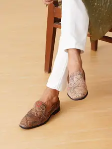 MICHAEL ANGELO Men Lightweight Embellished Mojaris