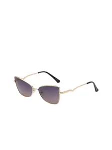 KOSCH ELEMENTE Men Cateye Sunglasses KST 24817 C4-Gold