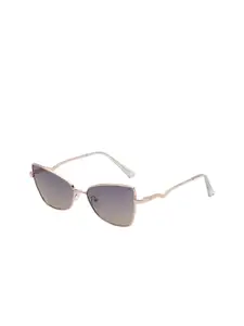 KOSCH ELEMENTE Men Cateye Sunglasses With Polarised Lens KST 24817 C2