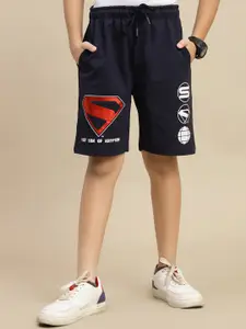 Kids Ville Boys Superman Printed Shorts