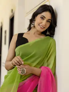 Satrani Ombre Pure Chiffon Ready to Wear Saree