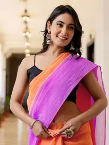 Satrani Ombre Pure Chiffon Ready to Wear Saree