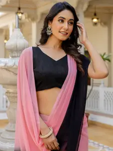 Satrani Ombre Pure Georgette Saree